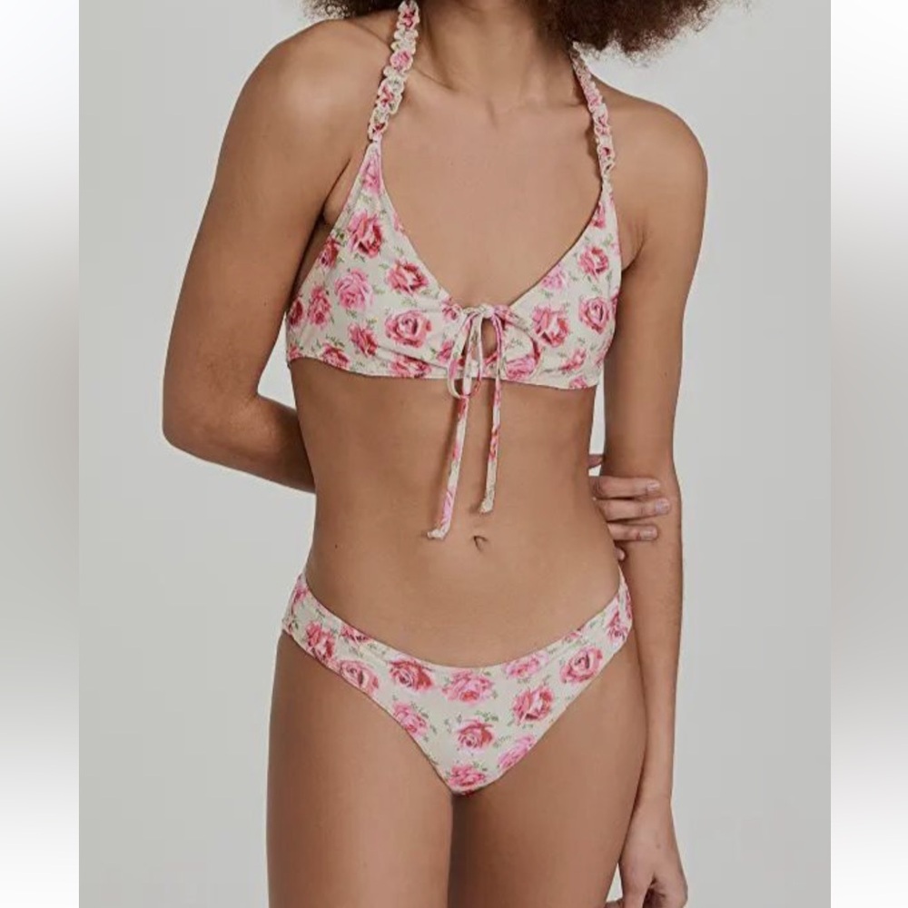 LOVESHACKFANCY Zanda 2 Piece Bikini Set - Picture 2 of 12